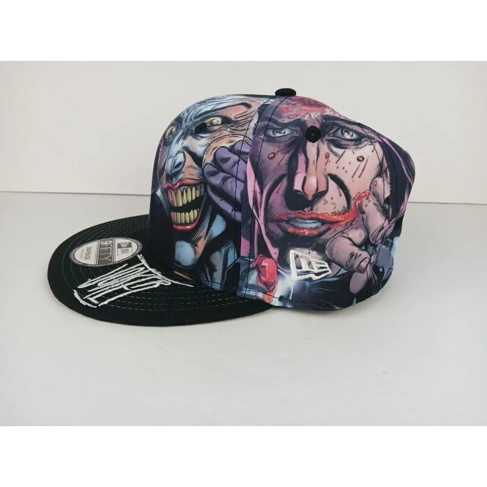 New Era Exclusive Batman The Joker All Over Print 9Fifty SnapBack Adjustable New - Picture 15 of 16